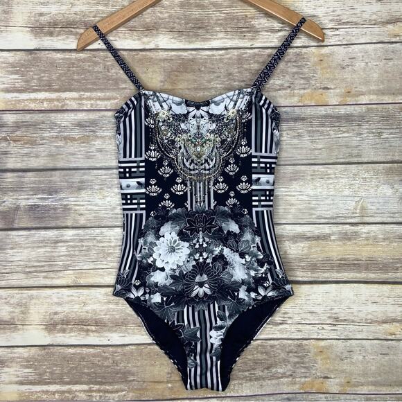 Camilla Wild Moonchild Embellished One Piece Swimsuit Size XS Small - Picture 5 of 10